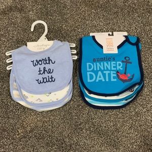 Baby bibs, brand new.